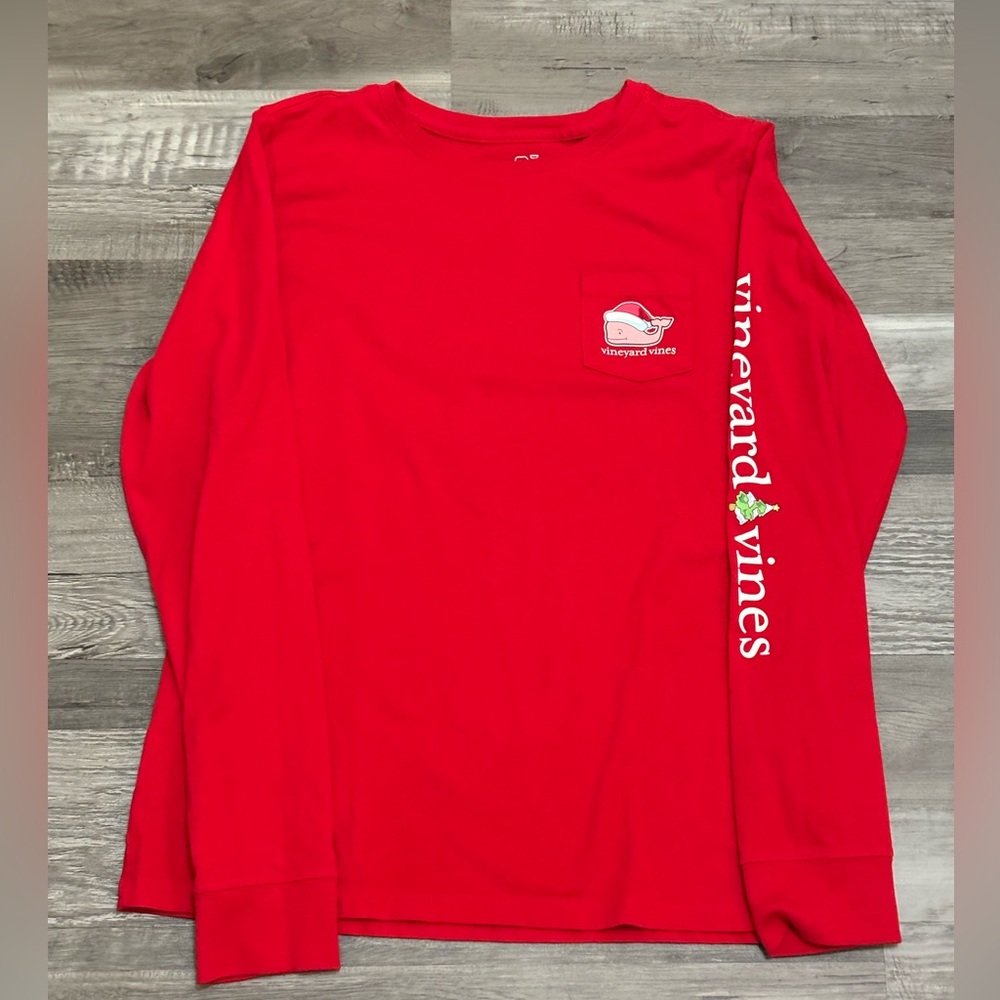 Vineyard Vines Ladies Small Christmas Red Shirt